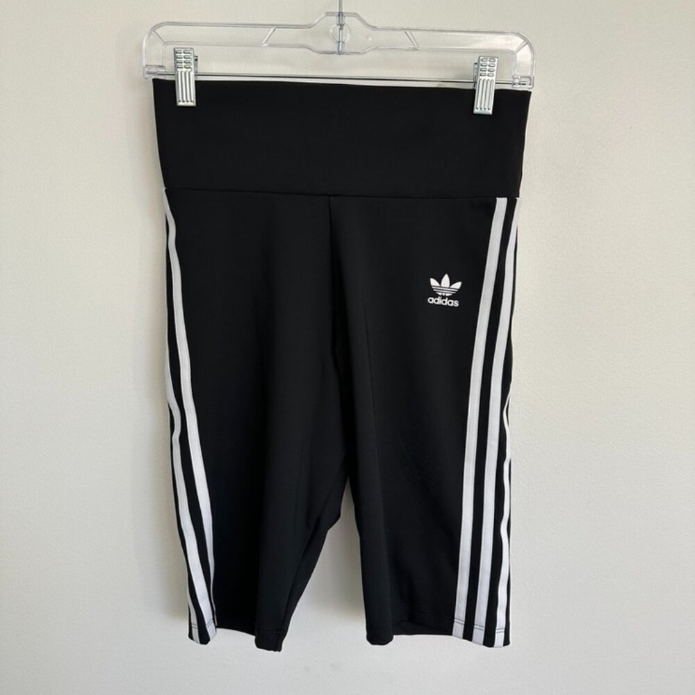 Adidas Originals Adicolor Classic Primeblue High Waisted Tight Shorts Size Small